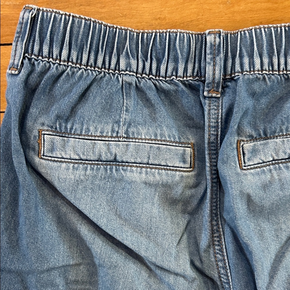 EUC Roxy High Rise Wide Leg Light Blue Denim Pants - Picture 8 of 10